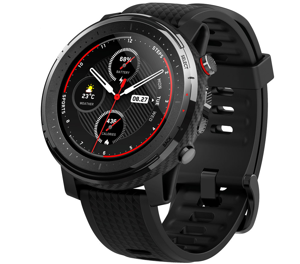 Amazfit  Stratos 3 smartwatch with 1.34-inch TFT display and 80 sports mode launched in India for ₹13990