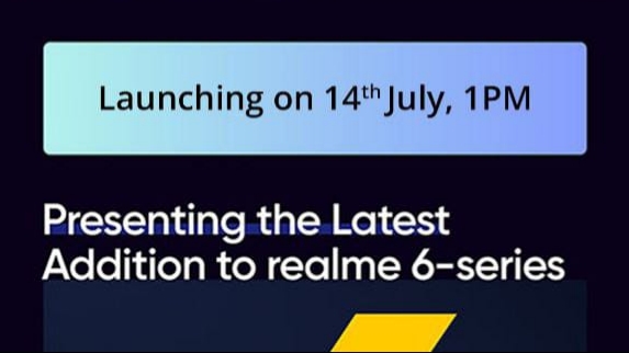 Realme 6i launching in India on July 14th.