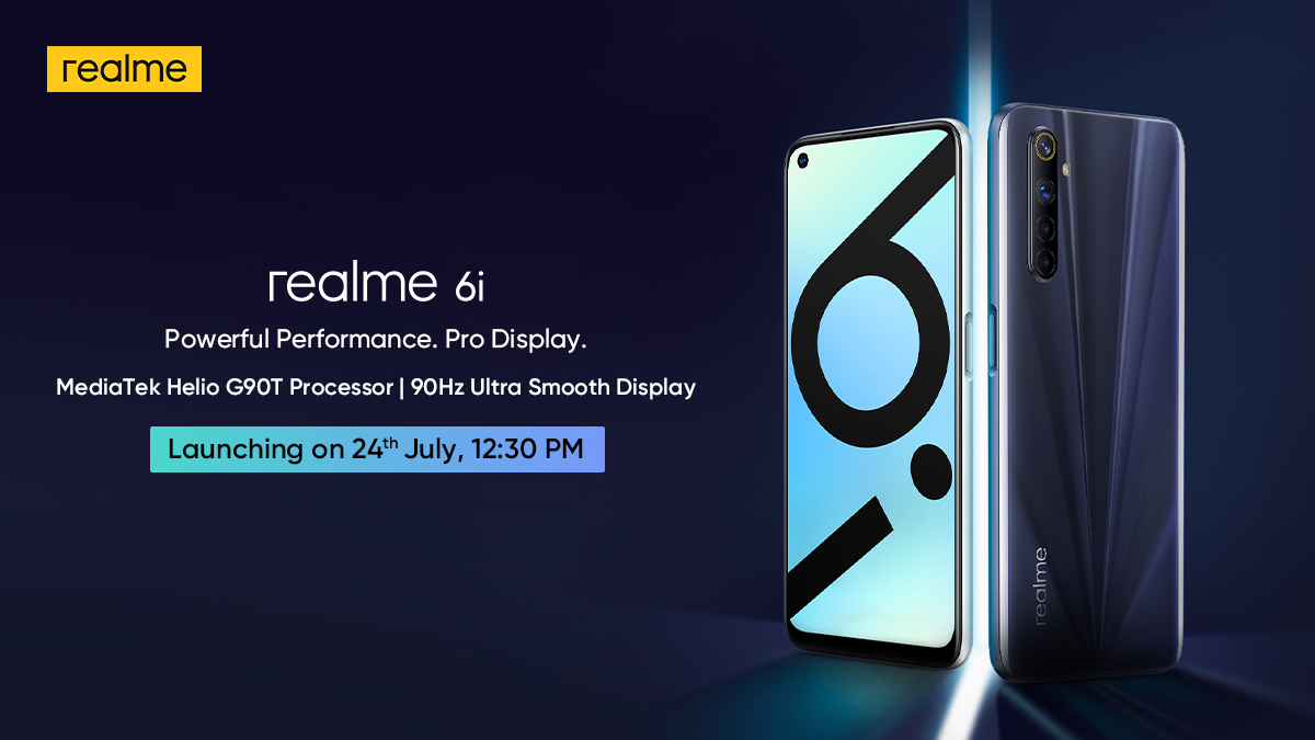 Realme Smartphones Realme 6i launching in India on July 24th