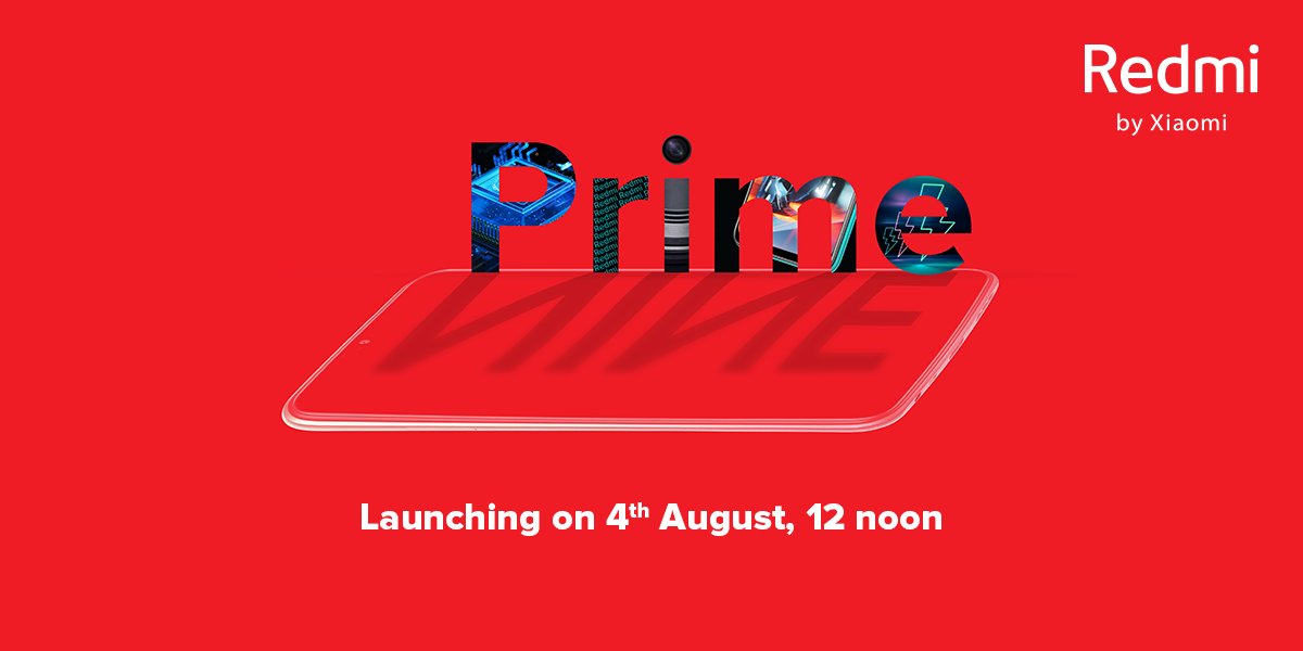 Redmi 9 Prime is launching in India on August 4th