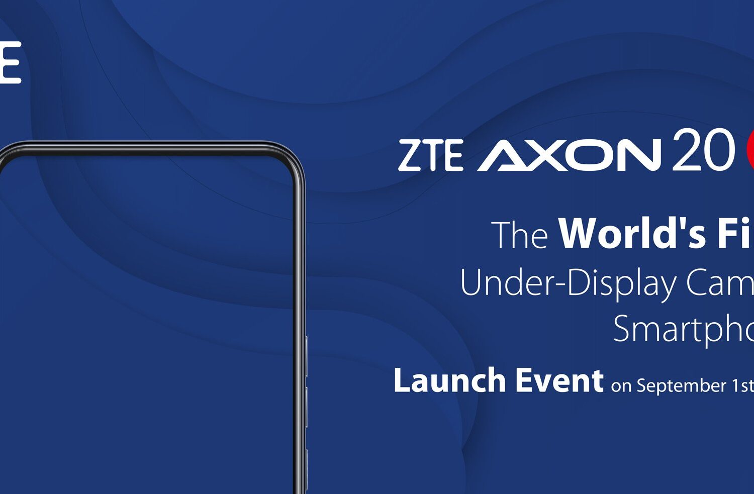 ZTE Axon 20 5G with world’s first under display selfie camera launching on 1st September