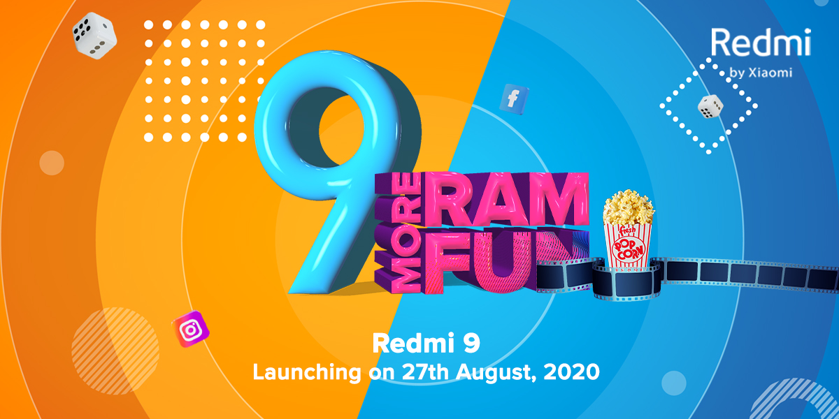 Redmi 9 with Quad camera setup and MIUI 12 launching in India on 27th August