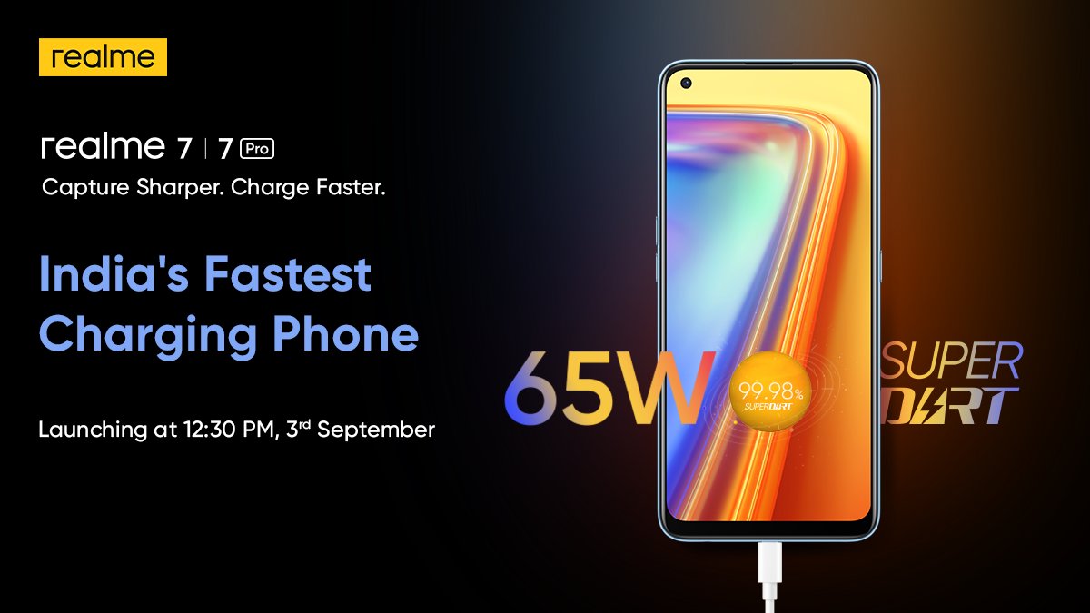 Realme 7 series is coming to India on September 3rd