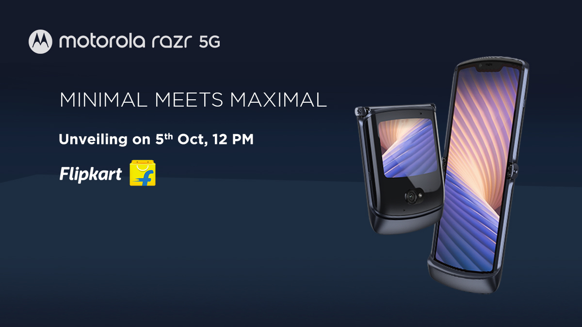 Motorola Moto Razr 5G india launch scheduled to happen on October 5