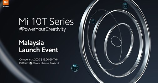 Xiaomi  Mi10T Series launching in Malaysia on October 6th