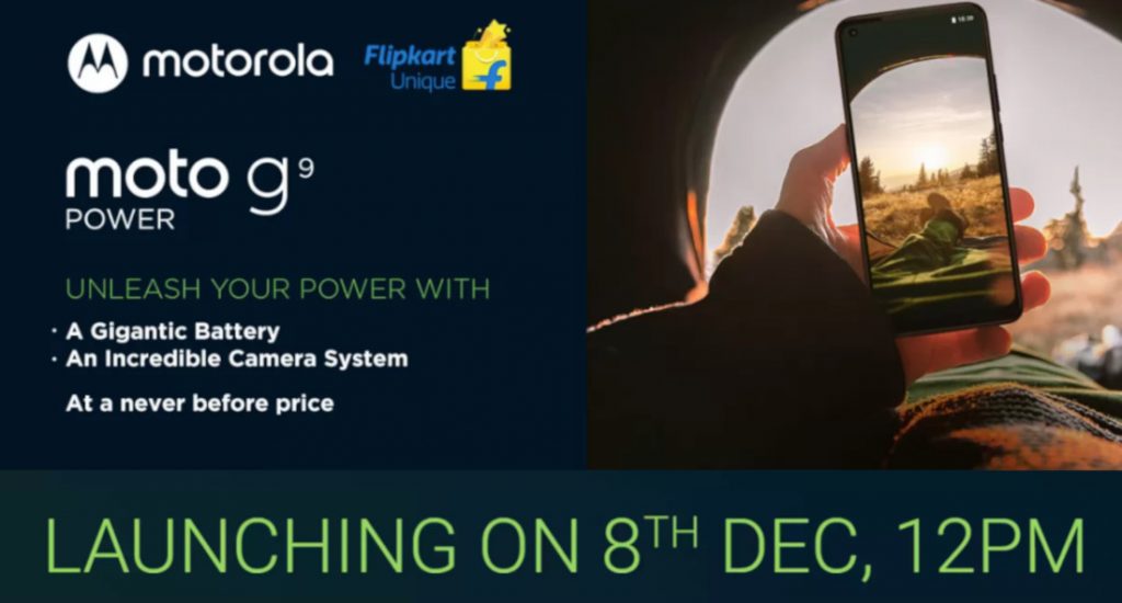 Motorola Moto G9 Power headed to India on December 8th